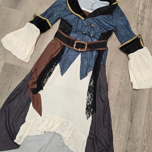 Womens Pirate Maiden Costume Dress S Gasparilla Cosplay Halloween Disney cruise - Picture 3 of 8